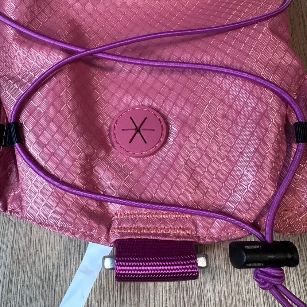 Arcadia Trail Pink Dog Hydration Pack Harness Water Bladder Vest Large Hiking